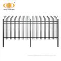 Modern galvanized steel pipe fence security fence